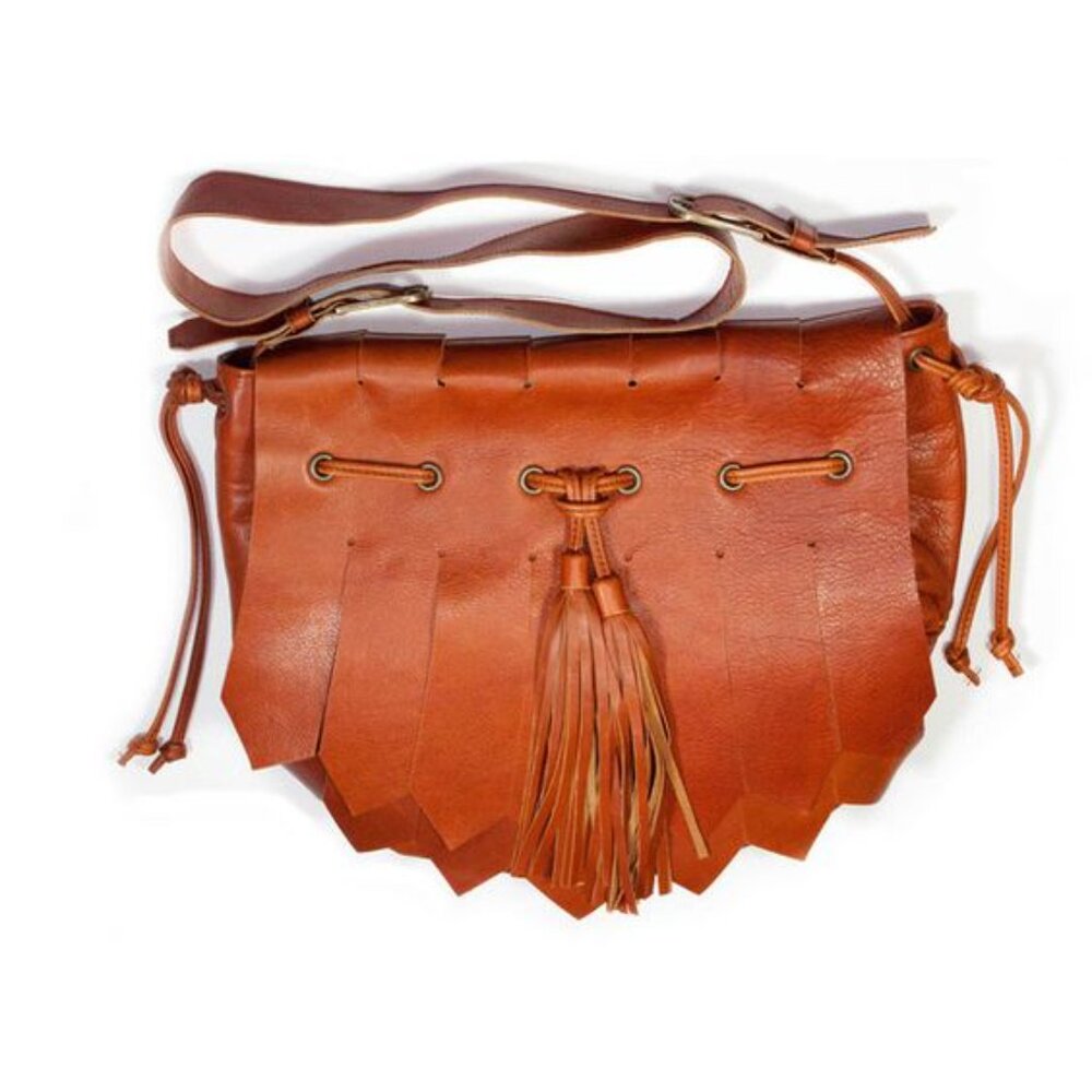 Modern Vice Jett Leather Messenger Bag